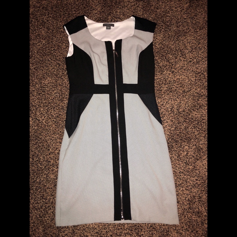 Black & white polkadot dress!